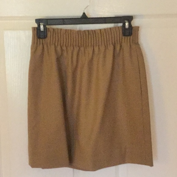 J. Crew Skirt Tan Size 0 NWT Side Pockets - Picture 1 of 2